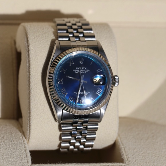 Rolex Datejust Bleu 36mm Steel - Picture 5 of 5
